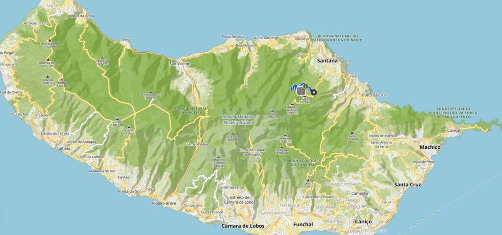 Map - Caldeira Verde