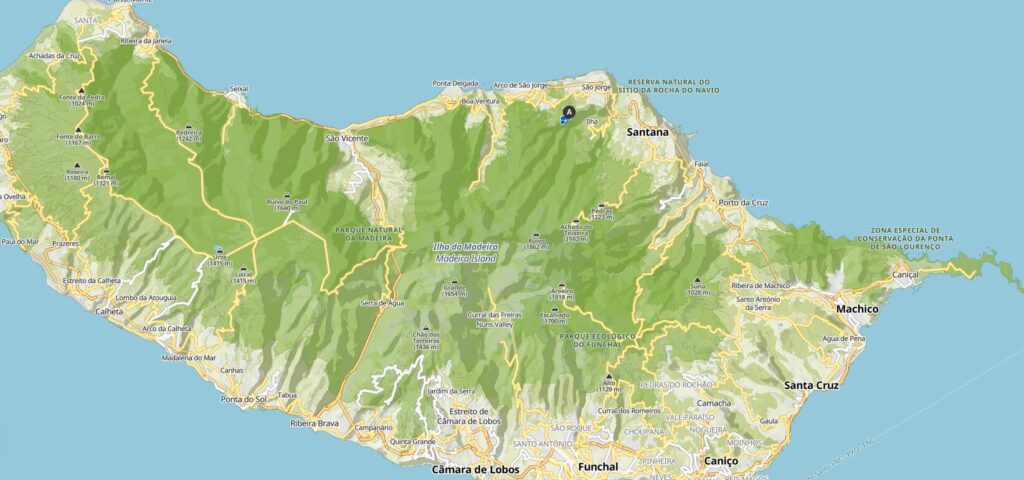 Map - Levada Do Rei