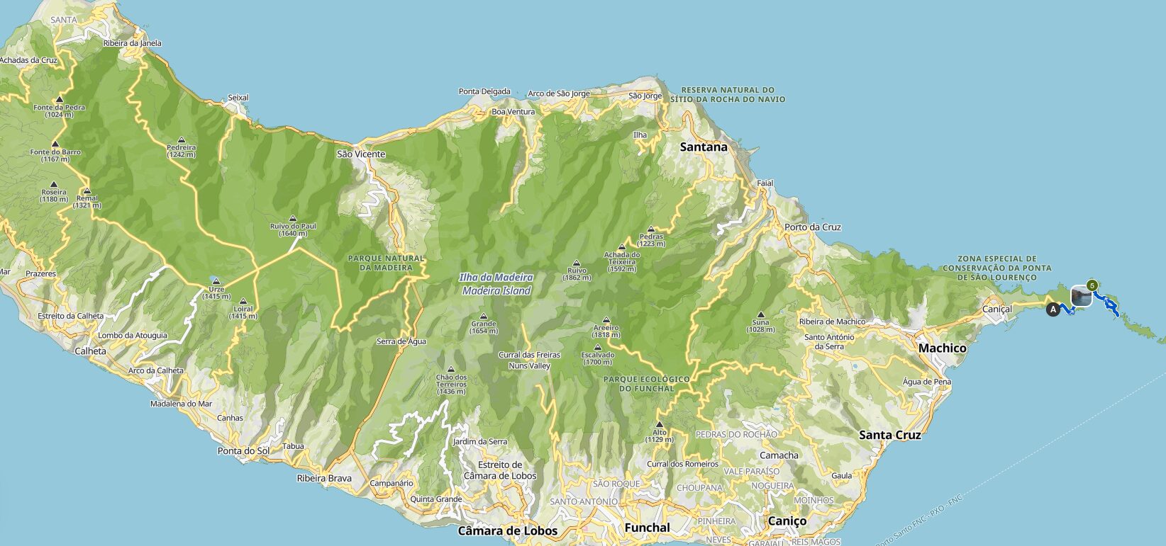 Map - Sao Laurenco